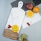 रसोई सजावट कटिंग बोर्ड संगमरमर बबूल लकड़ी स्प्लिसिंग कटिंग बोर्ड हैंडल के साथ