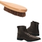 सिसल के साथ चमड़ा जूता ब्रश लकड़ी सफाई ब्रश
