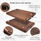 किचन चीज़ चारक्यूरी बोर्ड के लिए बड़ा फैशन अखरोट की लकड़ी काटने का बोर्ड