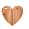 चारक्यूरी परोसने के लिए कस्टम दिल के आकार का 1.5 सेमी मोटा बांस कटिंग बोर्ड
