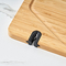 फोन धारक चाकू शार्पनर के साथ कस्टम 38x28 सेमी बांस कसाई ब्लॉक कटिंग बोर्ड