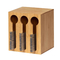 3-6L बांस संगठक बक्से लकड़ी पश्चिमी रेस्तरां चाकू और कांटा कटलरी संगठन
