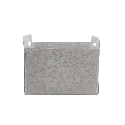 पॉलिएस्टर बंधने योग्य भंडारण टोकरी लगा 13.8 &quot;X10.2&quot; X8.6 &quot;